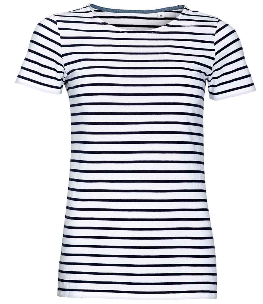 SOL'S Ladies Miles Striped T-Shirt 01399