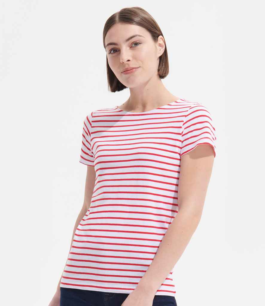 SOL'S Ladies Miles Striped T-Shirt 01399