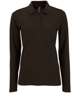 SOL'S Ladies Perfect Long Sleeve Piqué Polo Shirt 02083