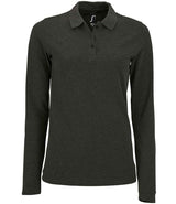 SOL'S Ladies Perfect Long Sleeve Piqué Polo Shirt 02083