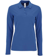 SOL'S Ladies Perfect Long Sleeve Piqué Polo Shirt 02083