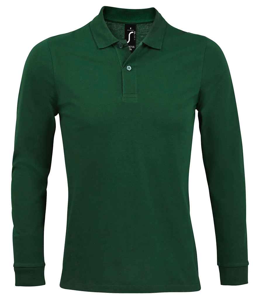 SOL'S Perfect Long Sleeve Piqué Polo Shirt 02087