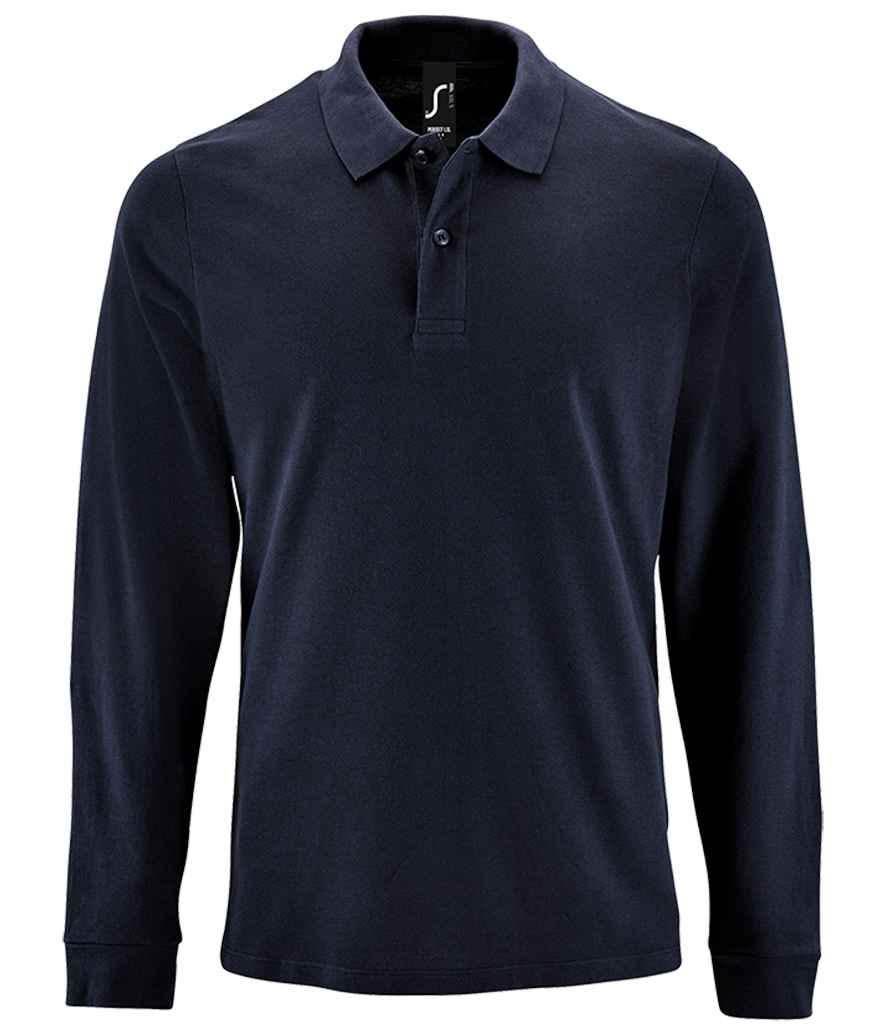 SOL'S Perfect Long Sleeve Piqué Polo Shirt 02087