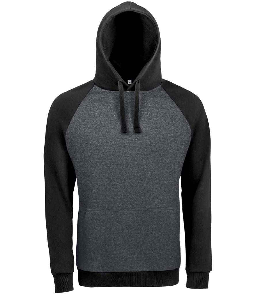 SOL'S Unisex Seattle Contrast Raglan Hoodie 02998