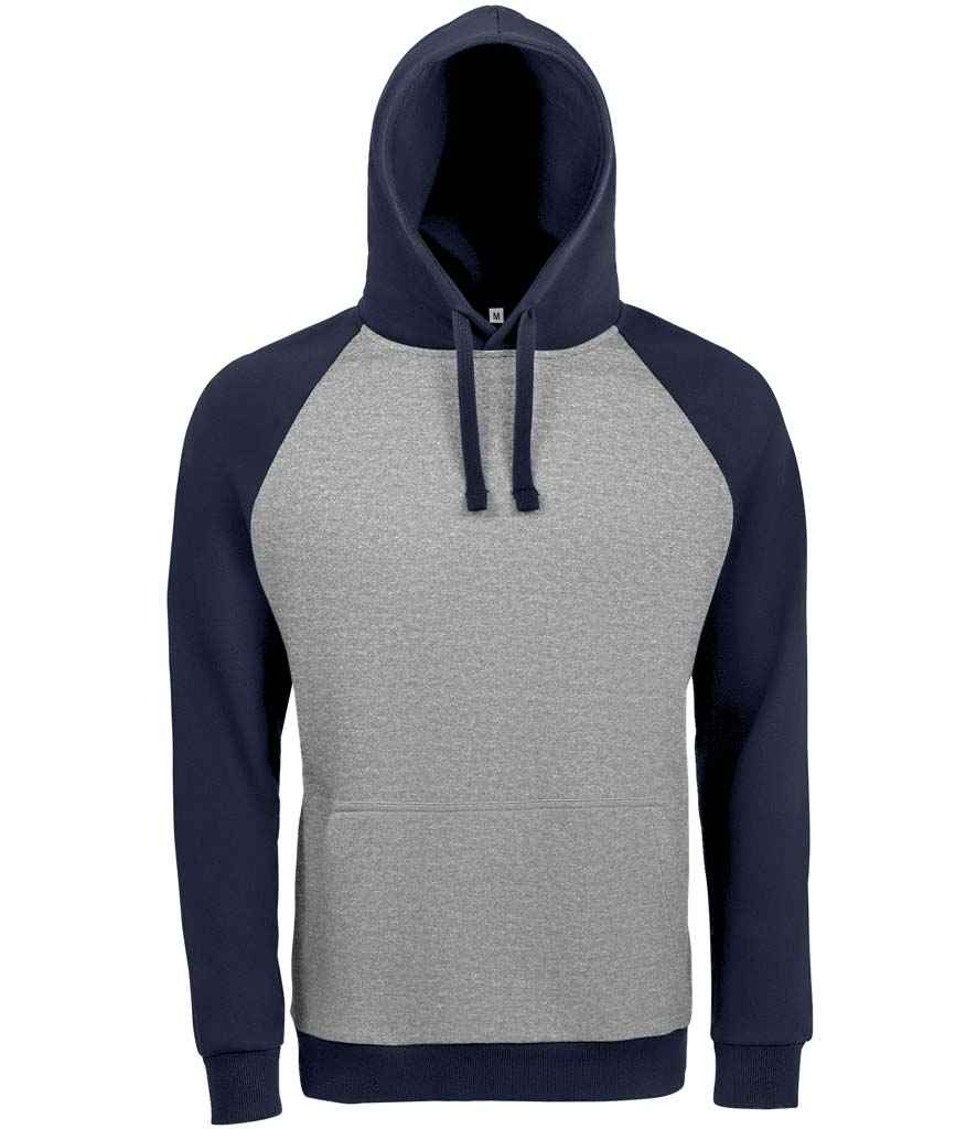 SOL'S Unisex Seattle Contrast Raglan Hoodie 02998