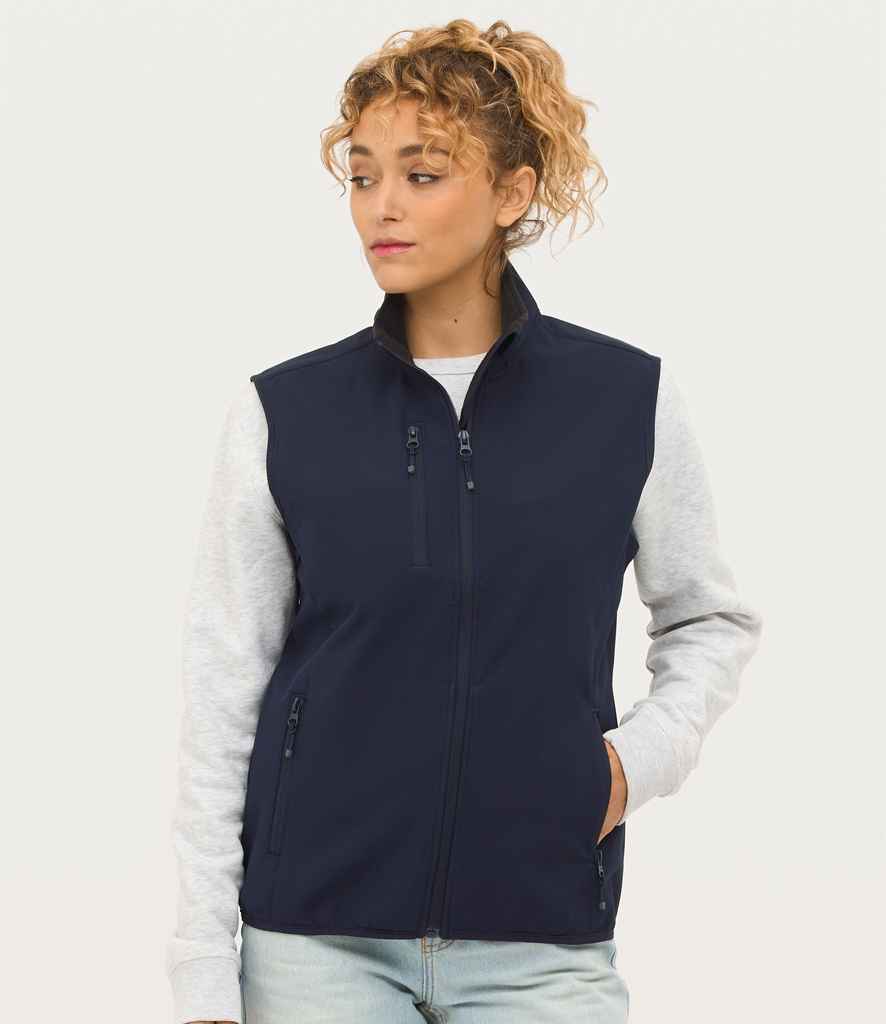 SOL'S Ladies Falcon Recycled Soft Shell Bodywarmer 03826