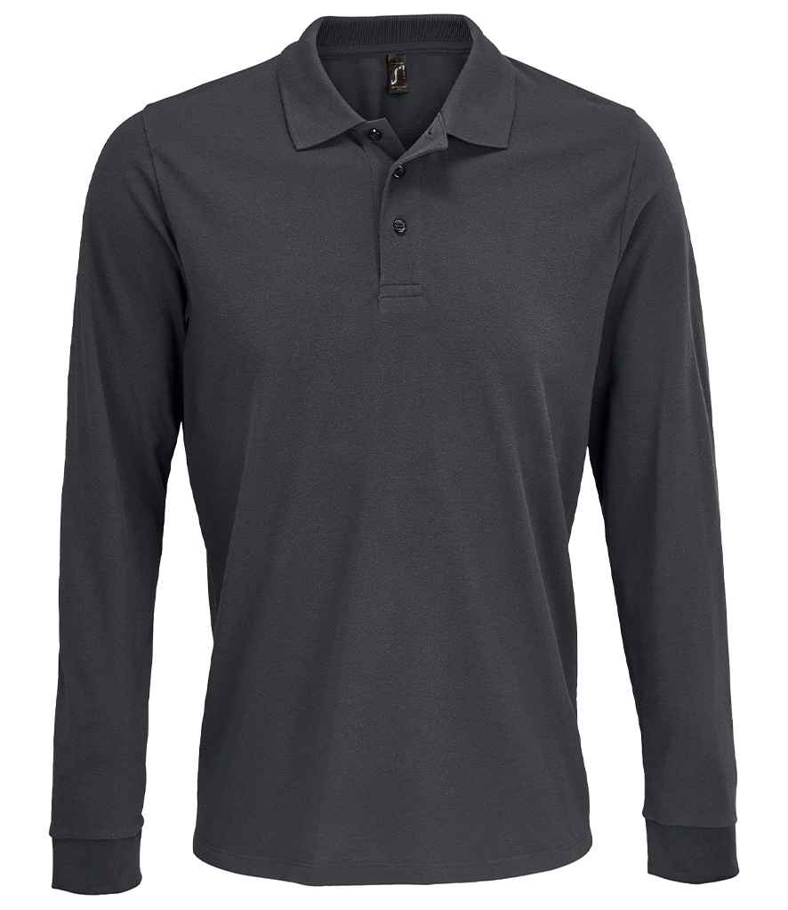 SOL'S Unisex Prime Long Sleeve Piqué Polo Shirt 03983