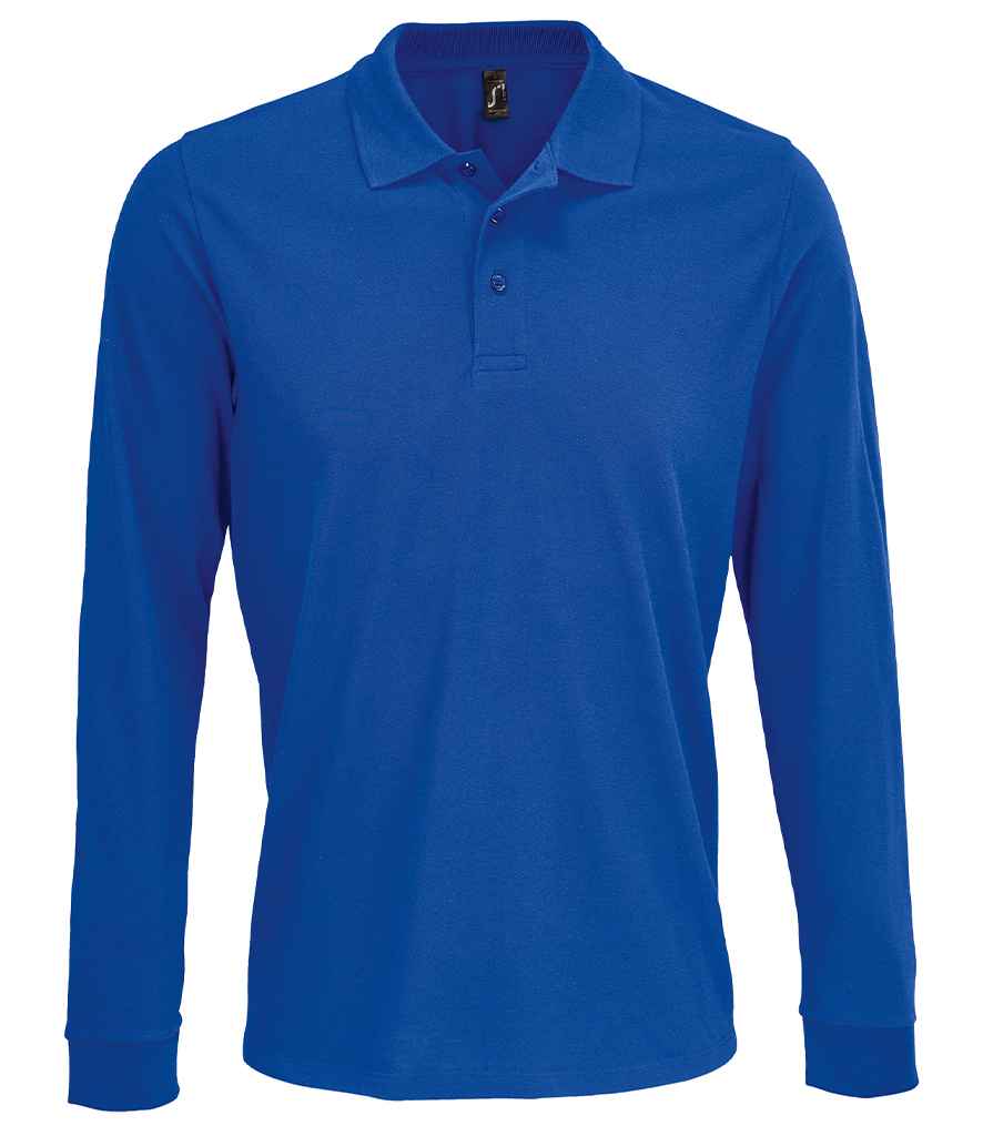 SOL'S Unisex Prime Long Sleeve Piqué Polo Shirt 03983