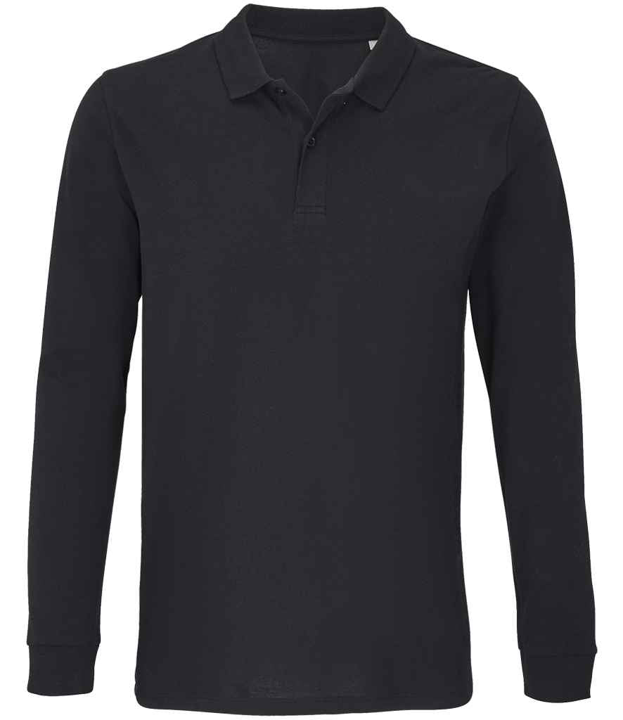 SOL'S Unisex Planet Long Sleeve Piqué Polo Shirt 04241