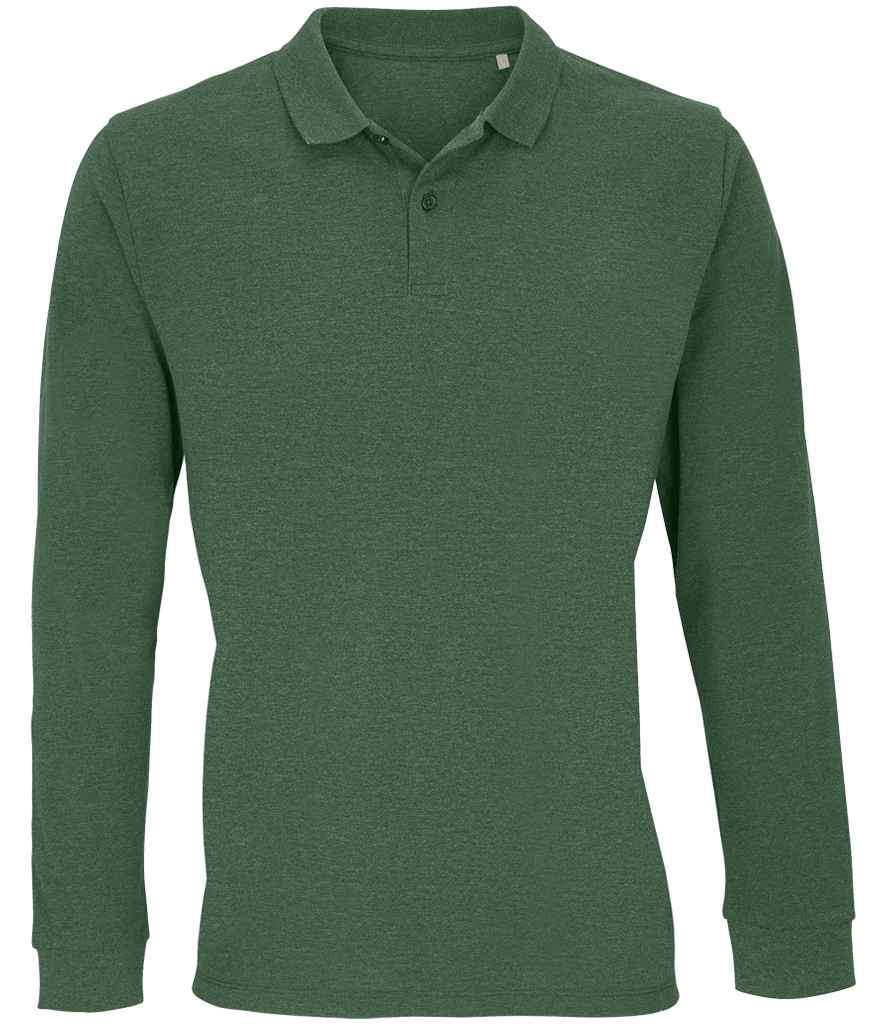 SOL'S Unisex Planet Long Sleeve Piqué Polo Shirt 04241