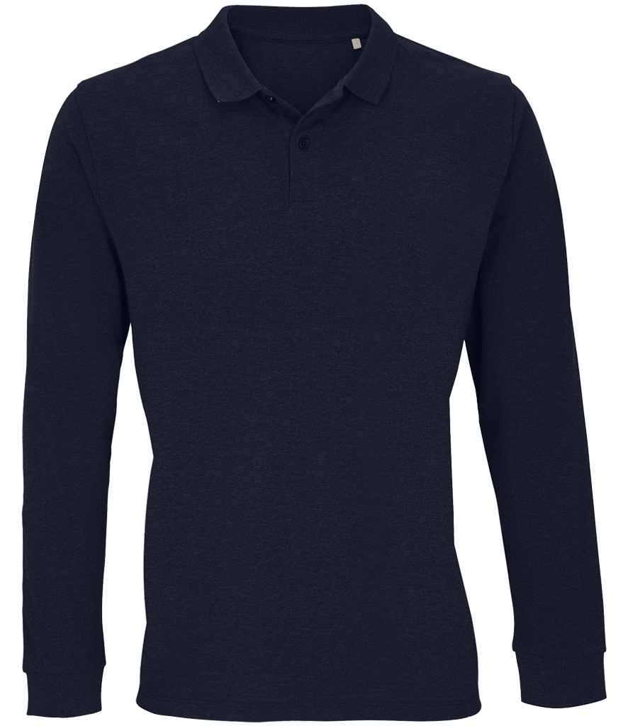 SOL'S Unisex Planet Long Sleeve Piqué Polo Shirt 04241