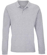 SOL'S Unisex Planet Long Sleeve Piqué Polo Shirt 04241