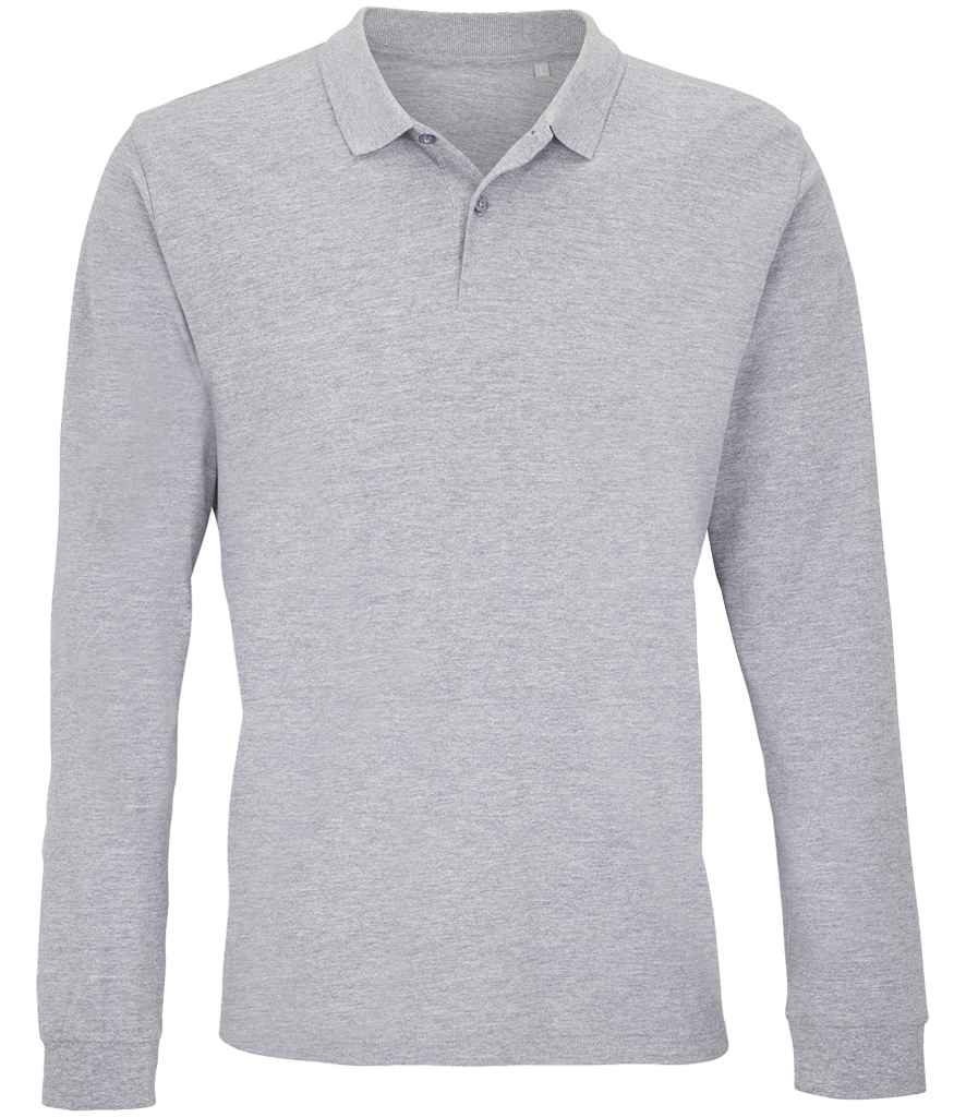 SOL'S Unisex Planet Long Sleeve Piqué Polo Shirt 04241