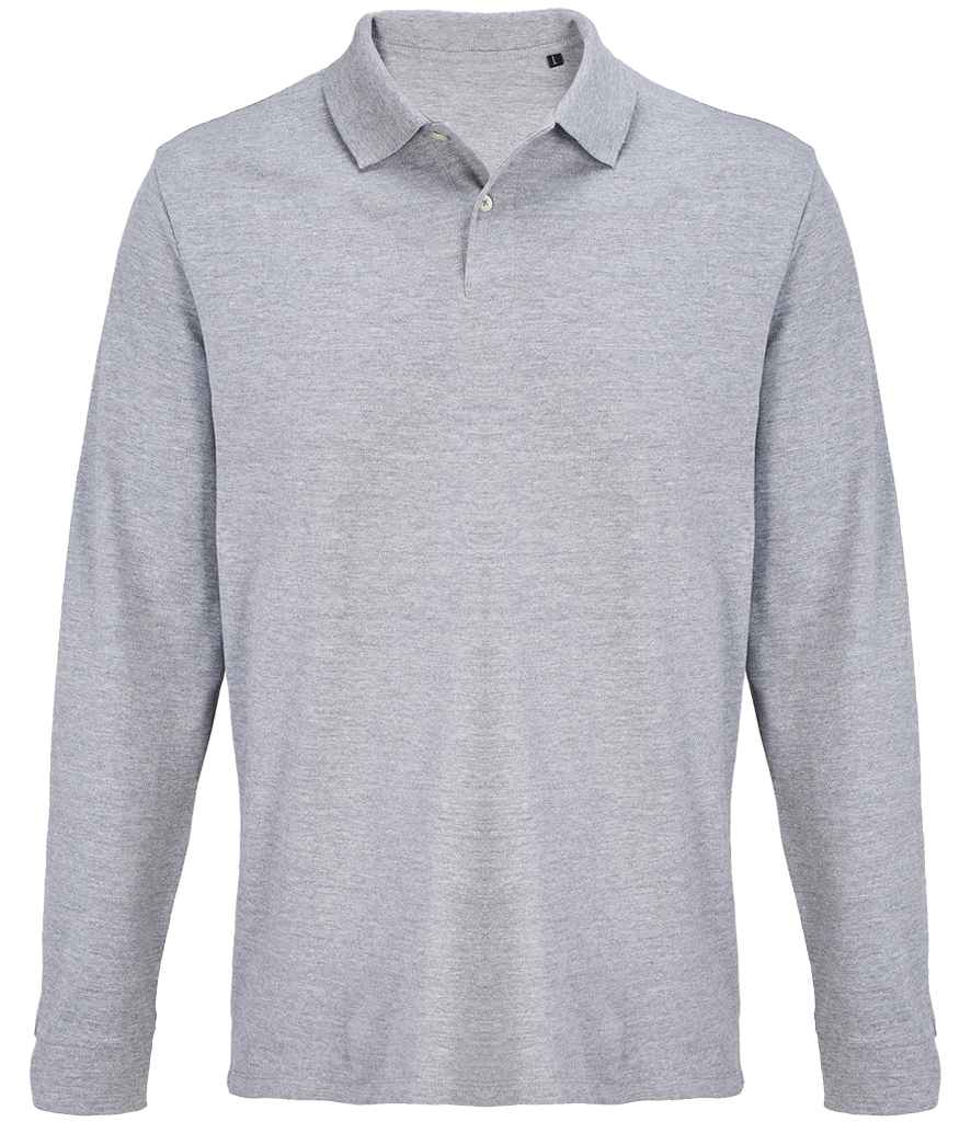 SOL'S Unisex Pacific Long Sleeve Piqué Polo Shirt 04441