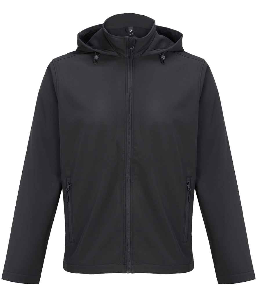 SOL'S Race Hooded Soft Shell Jacket 04447 - front view
