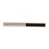 Half Onyx Rhodium Plated Tie Slide by Dalaco