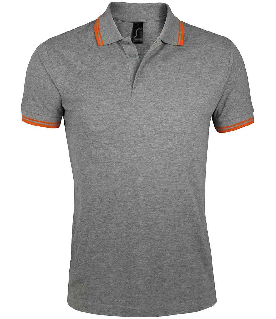 SOL'S Pasadena Tipped Cotton Piqué Polo Shirt 10577