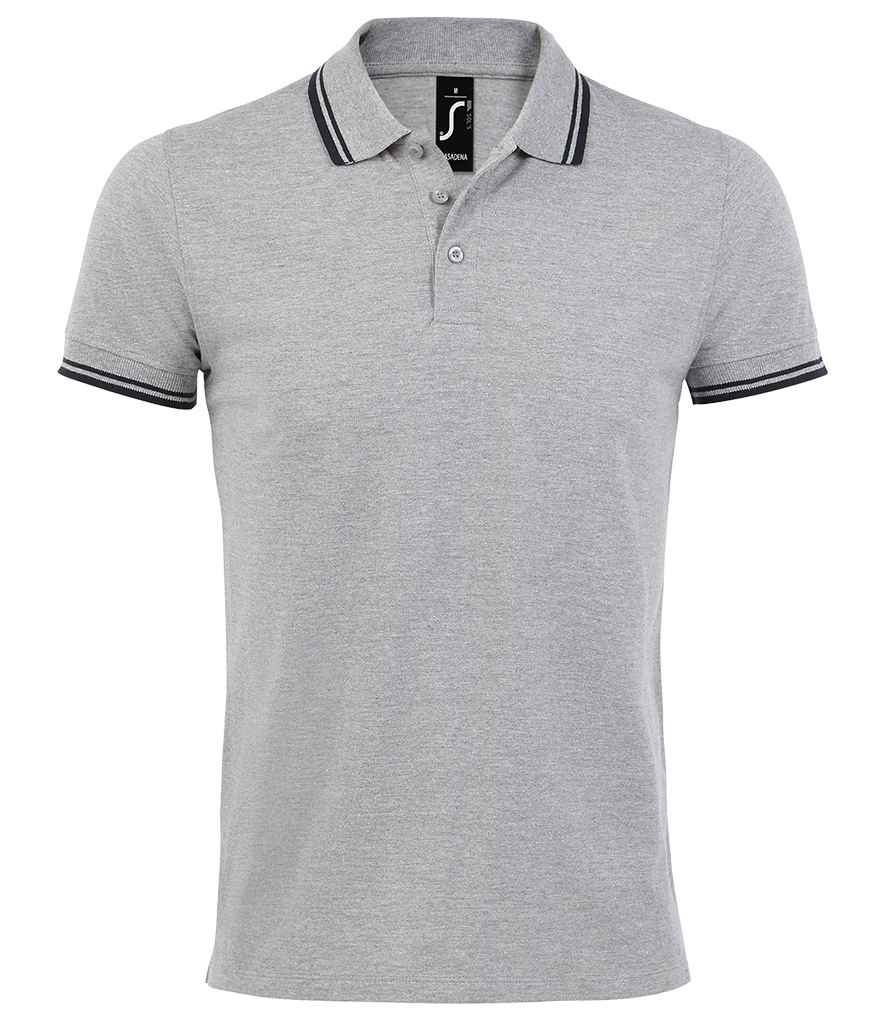 SOL'S Pasadena Tipped Cotton Piqué Polo Shirt 10577