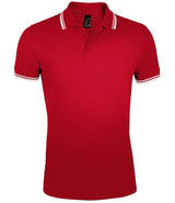 SOL'S Pasadena Tipped Cotton Piqué Polo Shirt 10577