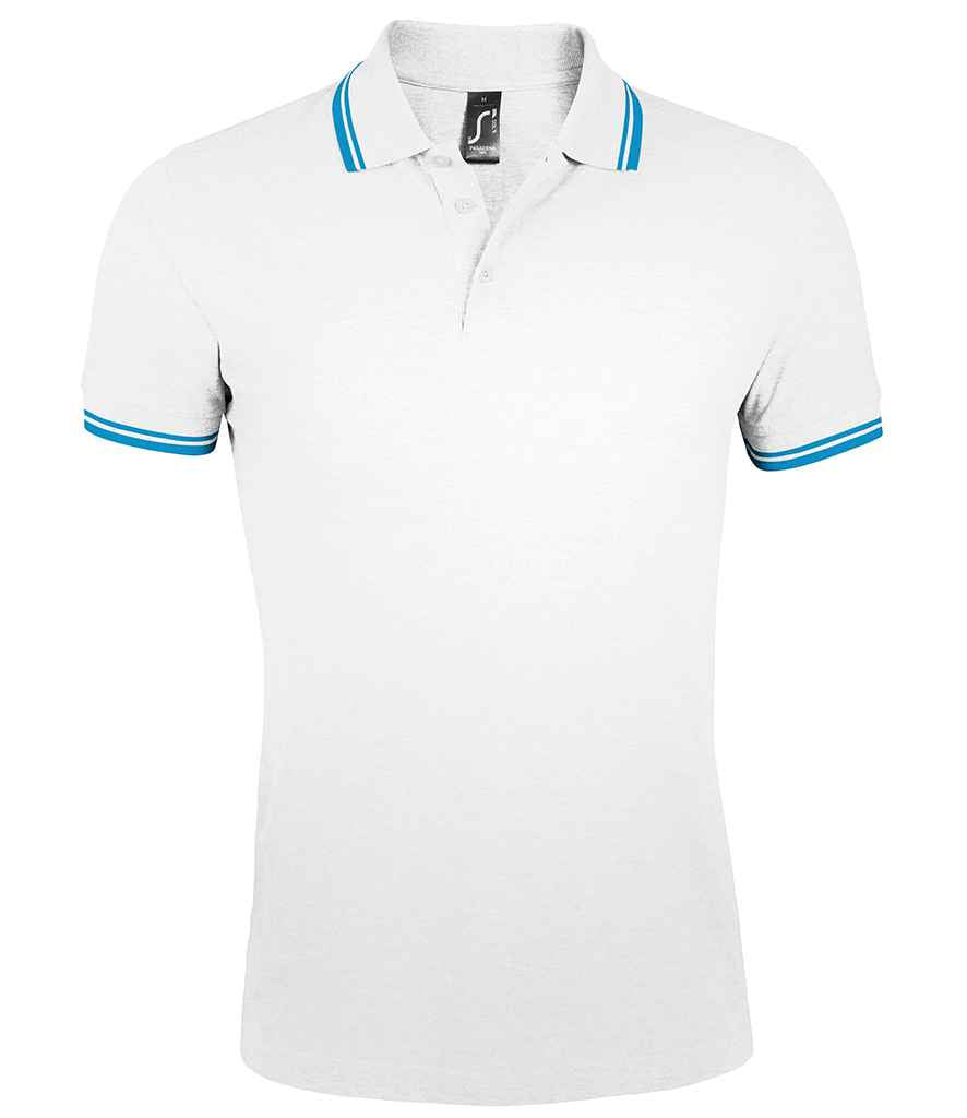 SOL'S Pasadena Tipped Cotton Piqué Polo Shirt 10577