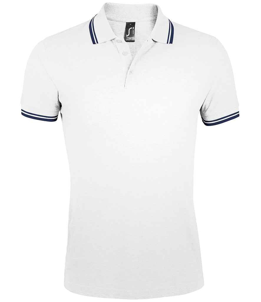SOL'S Pasadena Tipped Cotton Piqué Polo Shirt 10577