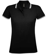 SOL'S Ladies Pasadena Tipped Cotton Piqué Polo Shirt 10578
