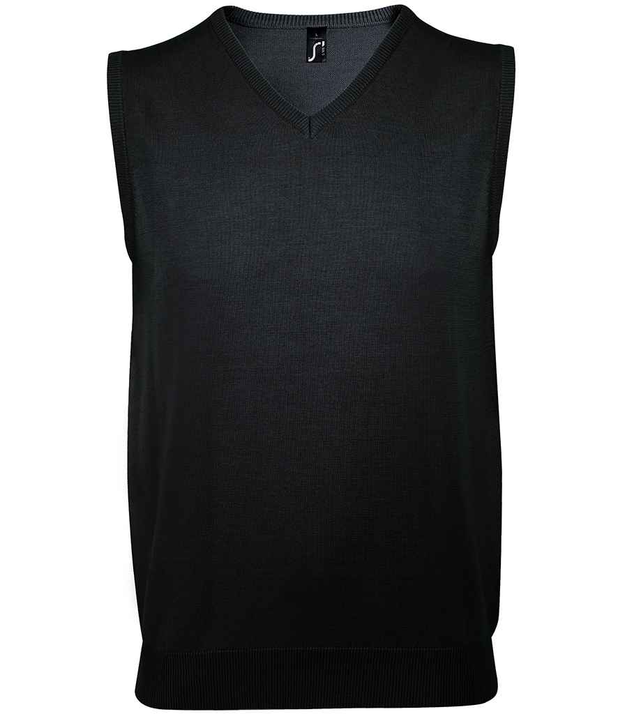 SOL'S Unisex Gentlemen Sleeveless Cotton Acrylic V Neck Sweater 10591