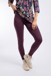 Weird Fish Louisa Leggings in Aubergine