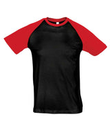 SOL'S Funky Contrast Baseball T-Shirt 11190