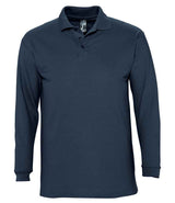 SOL'S Winter II Long Sleeve Cotton Piqué Polo Shirt 11353