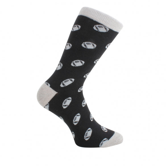 Rugby Socks – Burgundy and Grey Combed Cotton by Dalaco