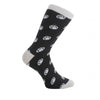 Rugby Socks – Burgundy and Grey Combed Cotton by Dalaco