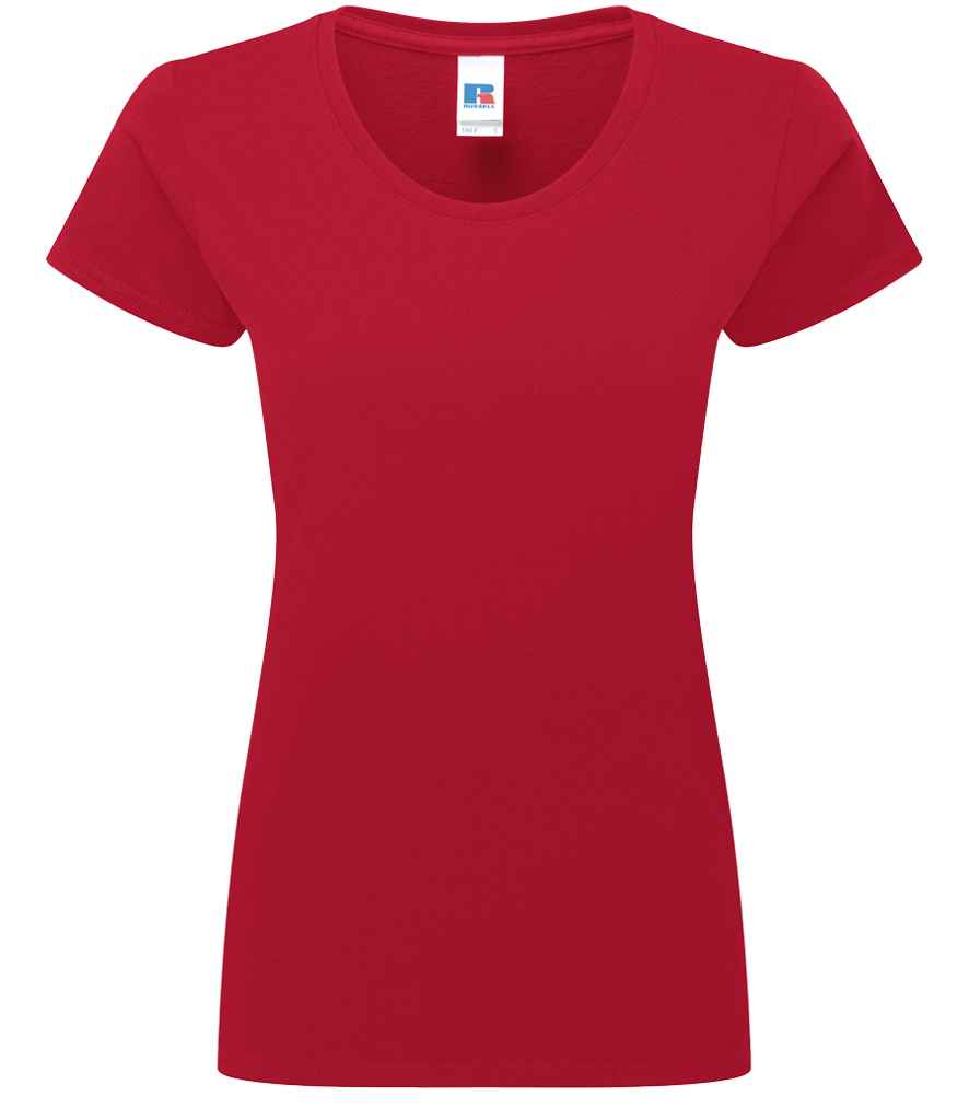 Russell Athletic Ladies Authentic Classic Ringspun T-Shirt 180F