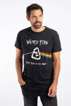 Weird Fish Carp Side Front Print Artist T-Shirt in Black