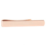 Rose Gold Plated Skinny Tie Slide by Dalaco