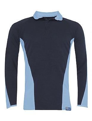 Blue Max Banner International Rugby Shirt 1DX - Navy/Sky