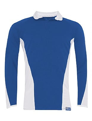 Blue Max Banner International Rugby Shirt 1DX - Royal/White