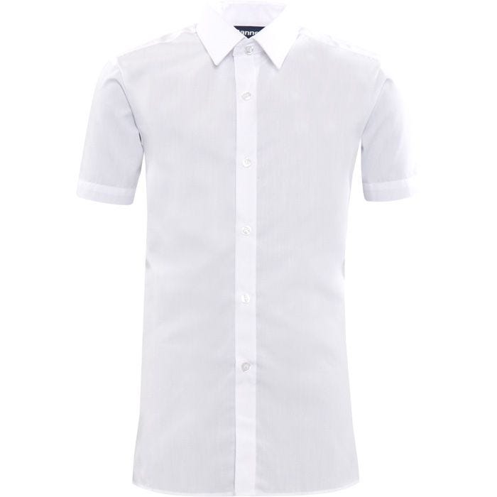 Blue Max Banner Boys Slimfit Twin Pack Short Sleeve Shirt 1VS
