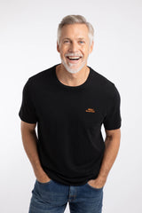 Weird Fish Fished Branded T-Shirt in Black