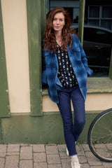Weird Fish Gerrie Slim Leg Jeans in Dark Denim