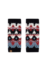 Weird Fish Shutt Fair Isle Wrist Warmers in Navy