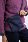 Weird Fish Nisla Crossbody Bag in Navy