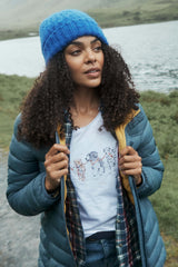 Weird Fish Take the Lead Front Print Graphic T-Shirt in White