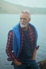 Weird Fish Sode Long Sleeve Check Shirt in Deep Crimson