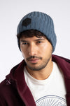 Weird Fish Monreith Beanie Hat in Ash Blue