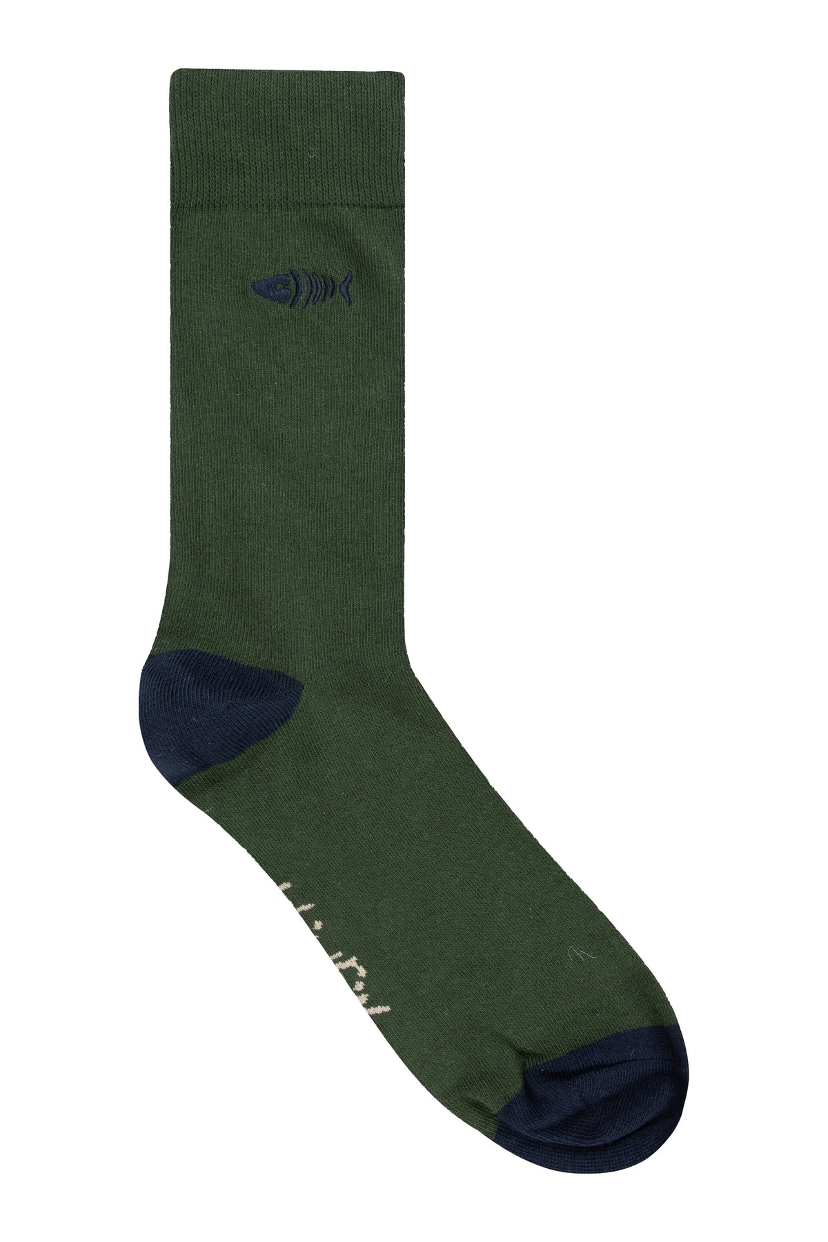 Weird Fish Wyatt Patterned Socks 3 Pack in Navy