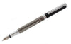 Grey & Black Wave Fountain Pen by Dalaco