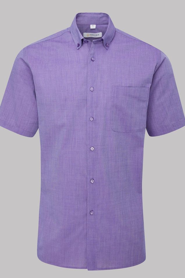 Disley Balloo Shirt - Purple - Short Sleeve - image 3