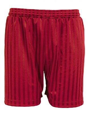 Blue Max Banner Shadow Stripe Shorts 3BS - Red
