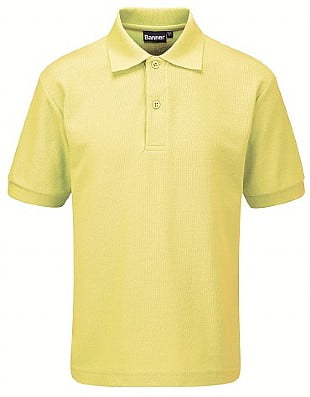 Blue Max Banner Millfield Poloshirt 3PM - Lemon